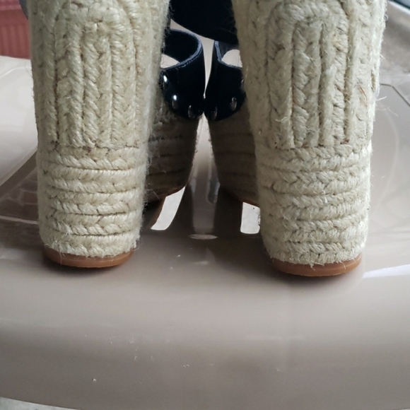 Steve Madden Leather Studded Wedges - Picture 5 of 13